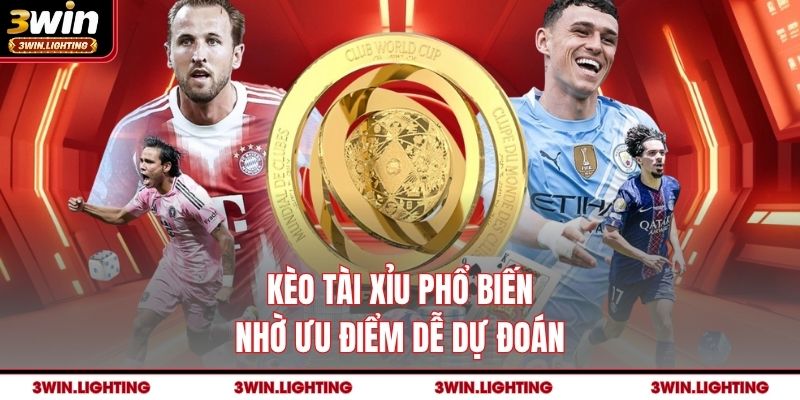 Kèo tài xỉu phổ biến nhờ ưu điểm dễ dự đoán